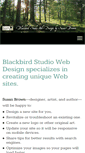 Mobile Screenshot of blackbirdwebdesign.com